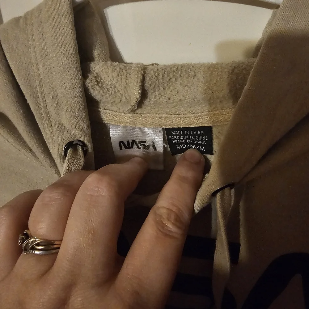 Gap-Gender Neutral-Medium-Tan-NASA‎ Hoodie